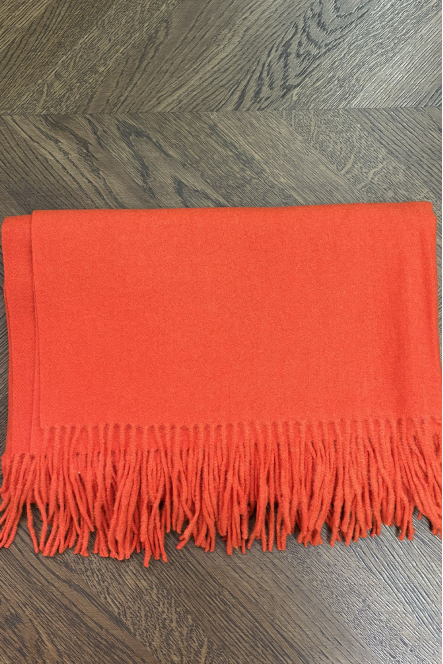 ECHARPE LAINE/CACHEMIRE ORANGE