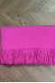 ECHARPE LAINE/CACHEMIRE FUSCHIA