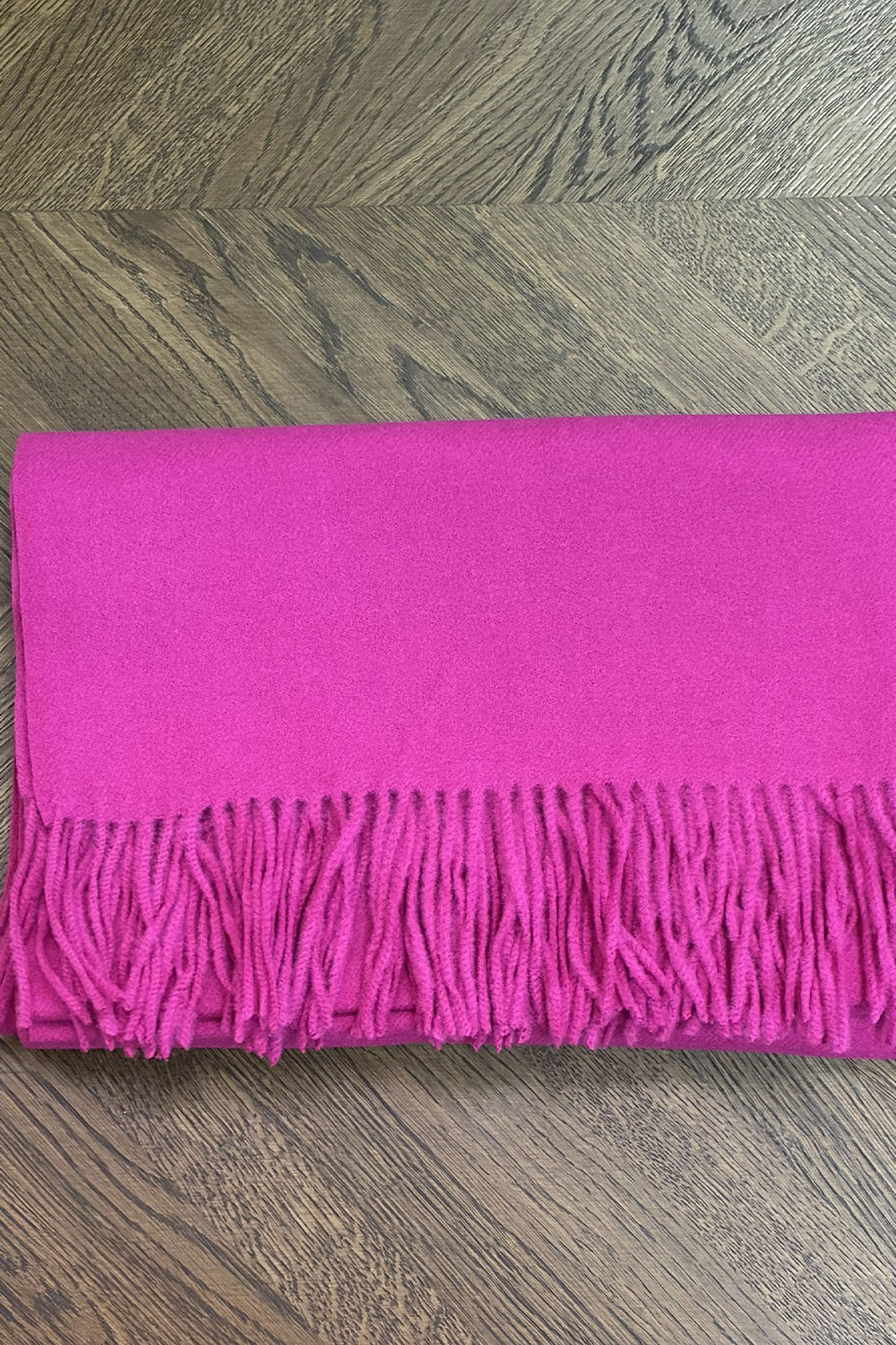 ECHARPE LAINE/CACHEMIRE FUSCHIA