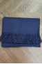 ECHARPE LAINE/CACHEMIRE MARINE