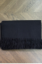 ECHARPE LAINE/CACHEMIRE NOIR