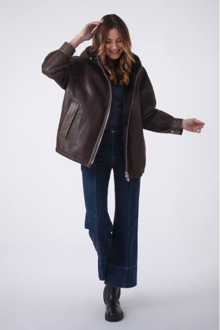 ISQ SHEARLING Brown