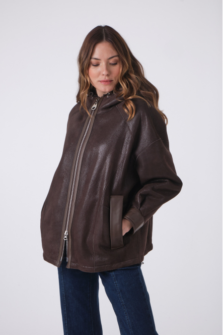 ISQ SHEARLING Brown