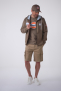 HOODIE FULL ZIP BOLD CLASSICS Kaki