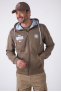 HOODIE FULL ZIP BOLD CLASSICS Kaki