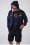 SMQ FASTER FULL ZIP HOODIE navy