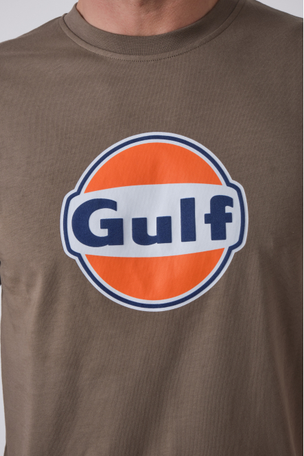 T-SHIRTGULF LOGO BLEU