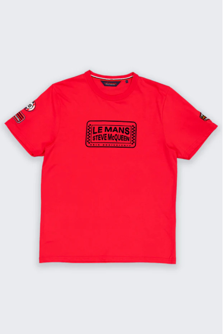 SMQ FASTER TEE red