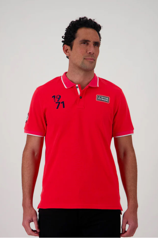 SMQ RETRO POLO Red